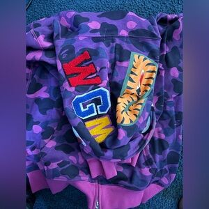 Bape Purple Camo Jacket